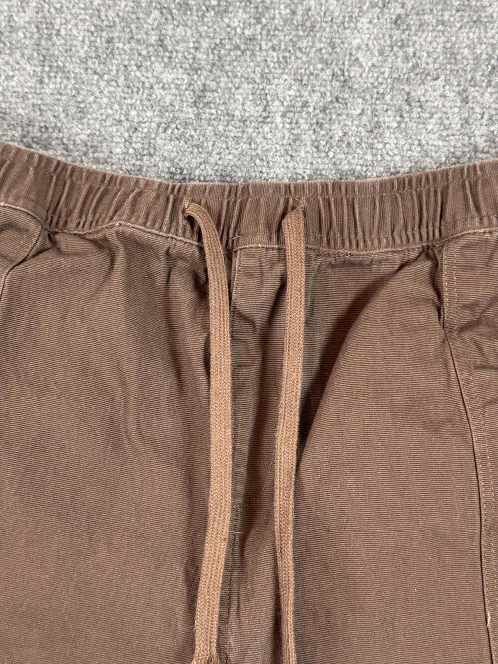 The Hundreds Men’s Streetwear Y2K Brown Cotton Twill Shorts Drawstring Size XL - Picture 9 of 9